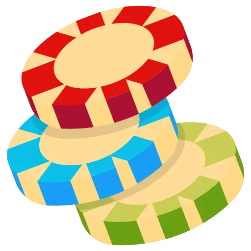 ikona z animiranimi žetoni za poker